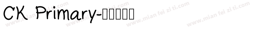 CK Primary字体转换